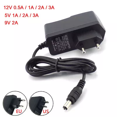 $1.21 • Buy AC DC5V 12V 9v 24V 1A 2A 3A 0.5A Power Supply Adapter US EU Plug LED Strip Light