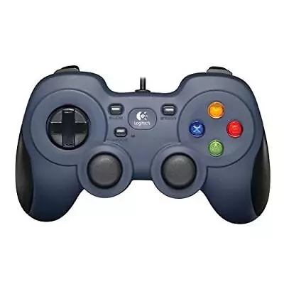F310 Wired Gamepad Controller Console Like Layout 4 Switch 1.8 Meter Grey & Blue • £28.04