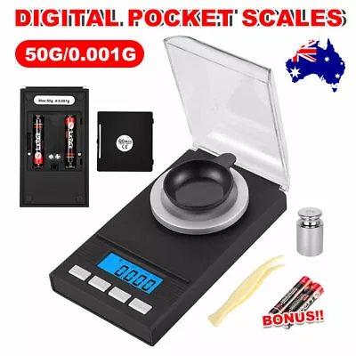 $20.95 • Buy Digital Scales Pans Gold Jewellery Weighing Pocket Scale Gram Micro Mg Milligram