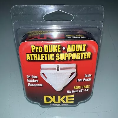 VTG NEW Duke Men’s Athletic Supporter Old School Jockstrap Sz Large (38-44) USA • $26.87