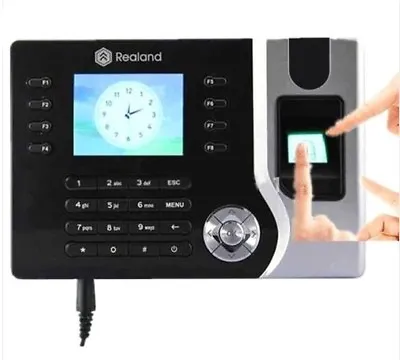 £179.99 • Buy Employee Time Attendance System With Fingerprint USB Clocking In Device ID Cards