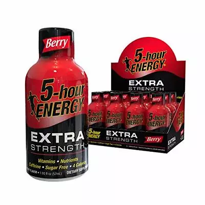 5-hour ENERGY Shot Extra Strength Berry 1.93 Oz 12 Count. Energy Shot • $36.99