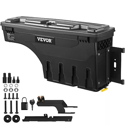 VEVOR Truck Bed Storage Box Waterproof Lockable Pivot For Ford F-150 Passenger • $268.99