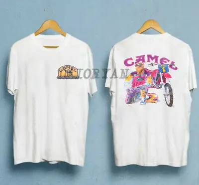 $26.99 • Buy Vintage 1993 Camel Supercross Single Stitch Shirt- White Men Tee