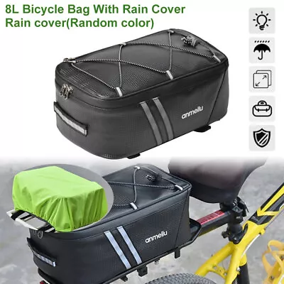 Waterproof Bicycle Rear Rack Seat Bag Bike Cycling Storage Pouch Trunk Pannier • $21.74