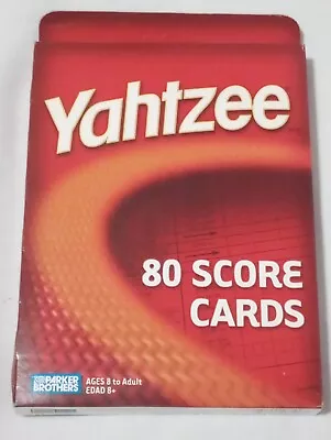 Hasbro Gaming Yahtzee Score Cards 2004 BRAND NEW 80 Score Card Pack • $14.99