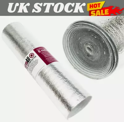 Radiator Heat Reflector Back Insulation Foil Save Energy DIY 5m X 50cm UK STOCK • £10.40