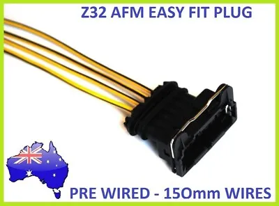 Z32 AFM Air Flow Meter Plug - PRE WIRED - For MAF UPGRADE POWER FC NISTUNE • $29.99