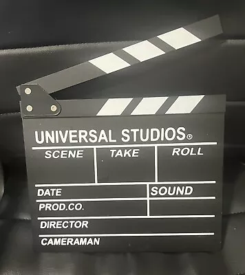 Universal Studios Slate Clap Board Prop/ Chalk • $9.99