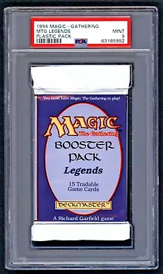 Magic The Gathering Legends Graded Booster Pack PSA 9 #63165852 • $1095