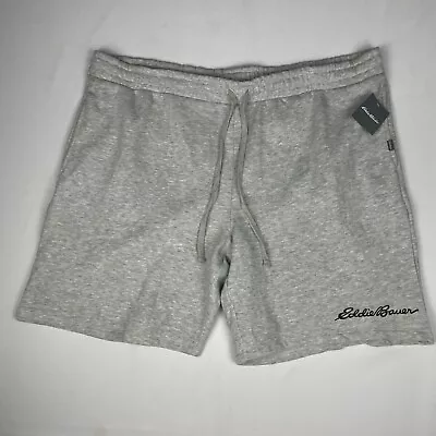 Eddie Bauer Lounge Sweat Shorts Mens 3XL Drawstring Pocket Casual Logo Brand New • $32.98