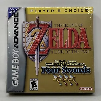 Legend Of Zelda: A Link To The Past 4 Swords Gameboy Advance GBA Sealed (B15) • $299.99