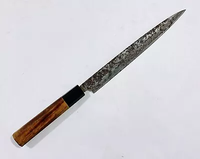 SANJO Carbon Yanagiba Knife Naniwa Kitchen Chef Masamoto Fish Vintage Whetstone • $14.50