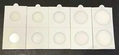 Self Adhesive Coin Holders / Flips Pack Of 50 • £8.90