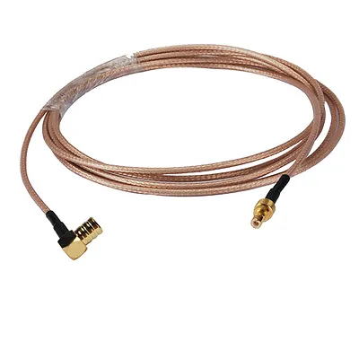 Pigtail Cable SMB Male To Female RA M/F Extension Cable RG316 2m For GPS Antenna • £10.45