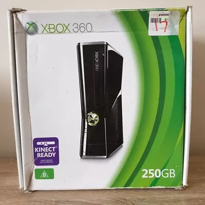 Microsoft Xbox 360 Slim 250gb Console Boxed + Cords Controller • $119