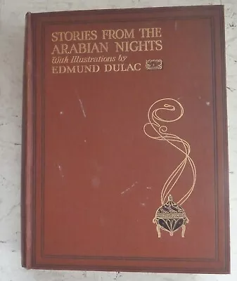 Vintage Children's Book Stories From The Arabian Nights Edmund Dulac Illus Boots • £40