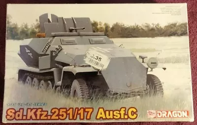 Dragon 6395 1:35 Sd.Kfz.251/17 Ausf.C AA Half-track Model Kit *SEALED IN BAGS* • £46.90