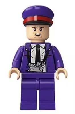 LEGO Harry Potter Minifigure Stan Shunpike - Knight Bus Conductor Uniform Red • $14.99