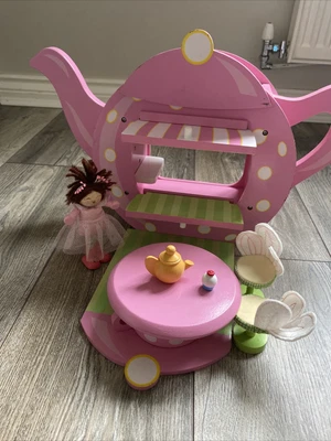 £12 • Buy Le Toy Van Wooden Teapot Cafe Dolls House 