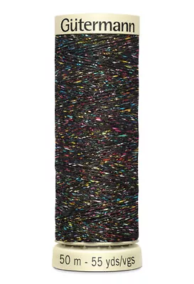 £3.29 • Buy Gutermann Metallic Thread 50m Reels Choice Of 12 Colours Sparkle Glitter Thread