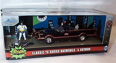 Batman 1966 Batmobile And Figure 1-32 Scale New In Box Jada 31703 • £17.95