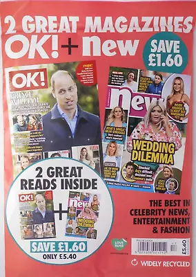 OK! Weekly Bumper 29th April + #1080 New 2024 Prince William Gemma & Arg • £10.40