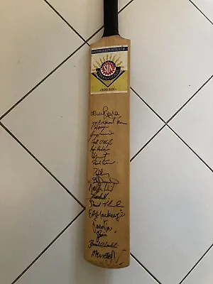 $225 • Buy Retro Canberra Comets 1997 Signed Cricket Bat - Cricket Memorabilia