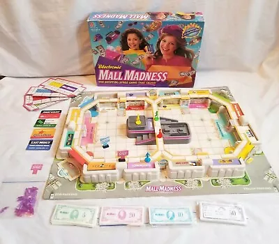 Vintage MB Electronic Mall Madness Board Game 1998 Works Near Complete  • $85.50