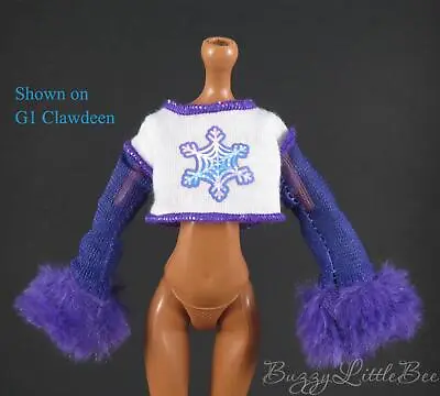 Monster High Doll Abbey Bominable G3 Boo Crew Snowflake Shirt • $8.24