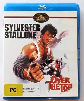 Over The Top (1987) - Rare Region B Blu-Ray - Sylvester Stallone Movie | Disc VG • $54.95