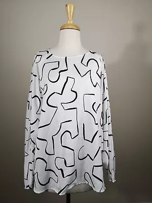 $26.50 • Buy ASOS Curve Long Sleeve Batwing White Size UK 20 / US16