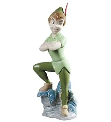 Nao By Lladro Porcelain Disney Figurine Peter Pan 02001835 Was £205 Now £184.50 • £184.50