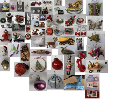 $6.50 • Buy Christmas Ornaments Waterford, Dept 56, Hallmark, Coke, Harrods, Disney YOU PICK