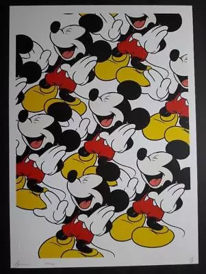 MICKEY MOUSE PRINT POSTER DEATH NYC Ltd EDITION SIGNED GRAFFITI POSTER POP ART • $45