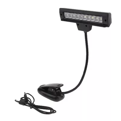 USB Rechargeable Music Stand Light 10 Bright LEDNightstand Lamp Desk4391 • $12.11