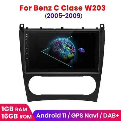 Android12 Car Radio GPS WIFI For Mercedes Benz C Class W203 C200 C230 NAVI 1+32G • $144.99