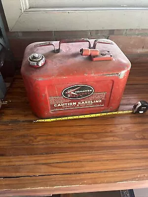 Mercury Marine Ski Boat 6 Gallon Gas Can Cedarburg Wisconsin Vintage Antique #2 • $48.95