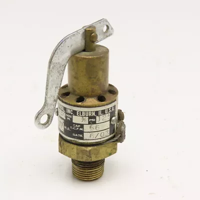 Aquatrol No. 130 3/8  NPT 125PSI Air Gas Steam Pressure Relief Safety Valve • $22.99