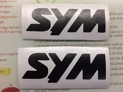 £1.90 • Buy Sym Scooter Stickers Decals X 2