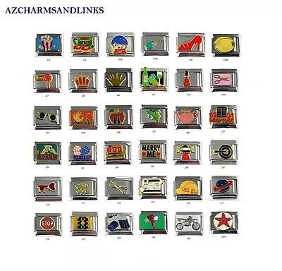 Italian Charms Lots To Choose From Italian Charm Links For Your Bracelet (Set 6) • $2.39