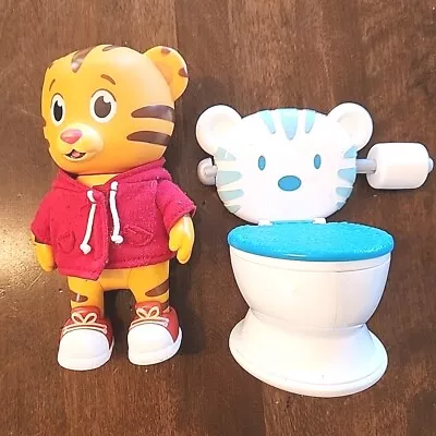 Daniel Tiger's Neighborhood Potty Time Toy 2018 Jakks Pacific Figure Toilet Set • $18.99