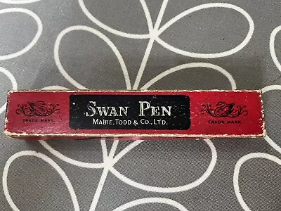 Mabie Todd And Co 14 Ct - Swan Self Filler -Marble Fountain Pen • £10