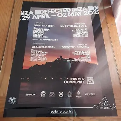 International Music Summit @ Dalt Vila 2022 - Ibiza Club Posters - Dj Music • £14.99