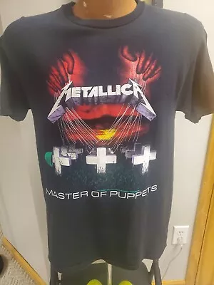 Metallica Master Of Puppets T-shirt Medium James Hetfield Kirk Hammett • $6.99