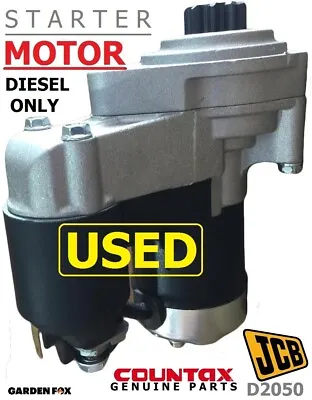 Genuine USED COUNTAX Yanmar Diesel D50LN - 12V STARTER MOTOR - CXDSM2CY RO171 • £399.97