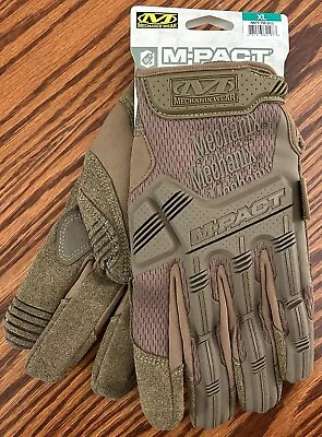 Mechanix Wear M-Pact Tactical Gloves XL MPT-72-011 Brown • $44.99