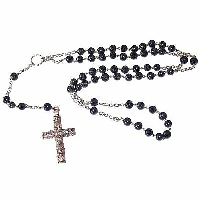 Habit Priest Rosary - Jerusalem Style I - Very Long And Strong ( 34 Inches ) • $168.15