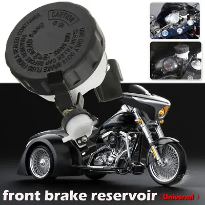 Universal Motorcycle Front Brake Fluid Bottle Master Cylinder Oil Reservoir Cup • $8.59