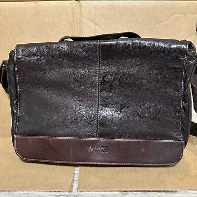 Kenneth Cole Leather Messenger Bag • $29.99